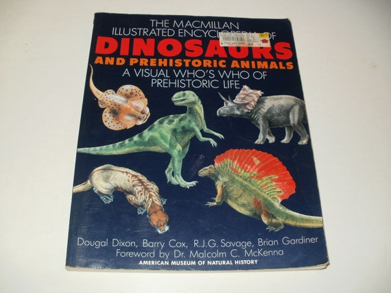 Encyclopédie Des Dinosaures Et Animaux Préhistoriques Livre Vintage 1992 Objets De Collection Art éducation Illustré - 