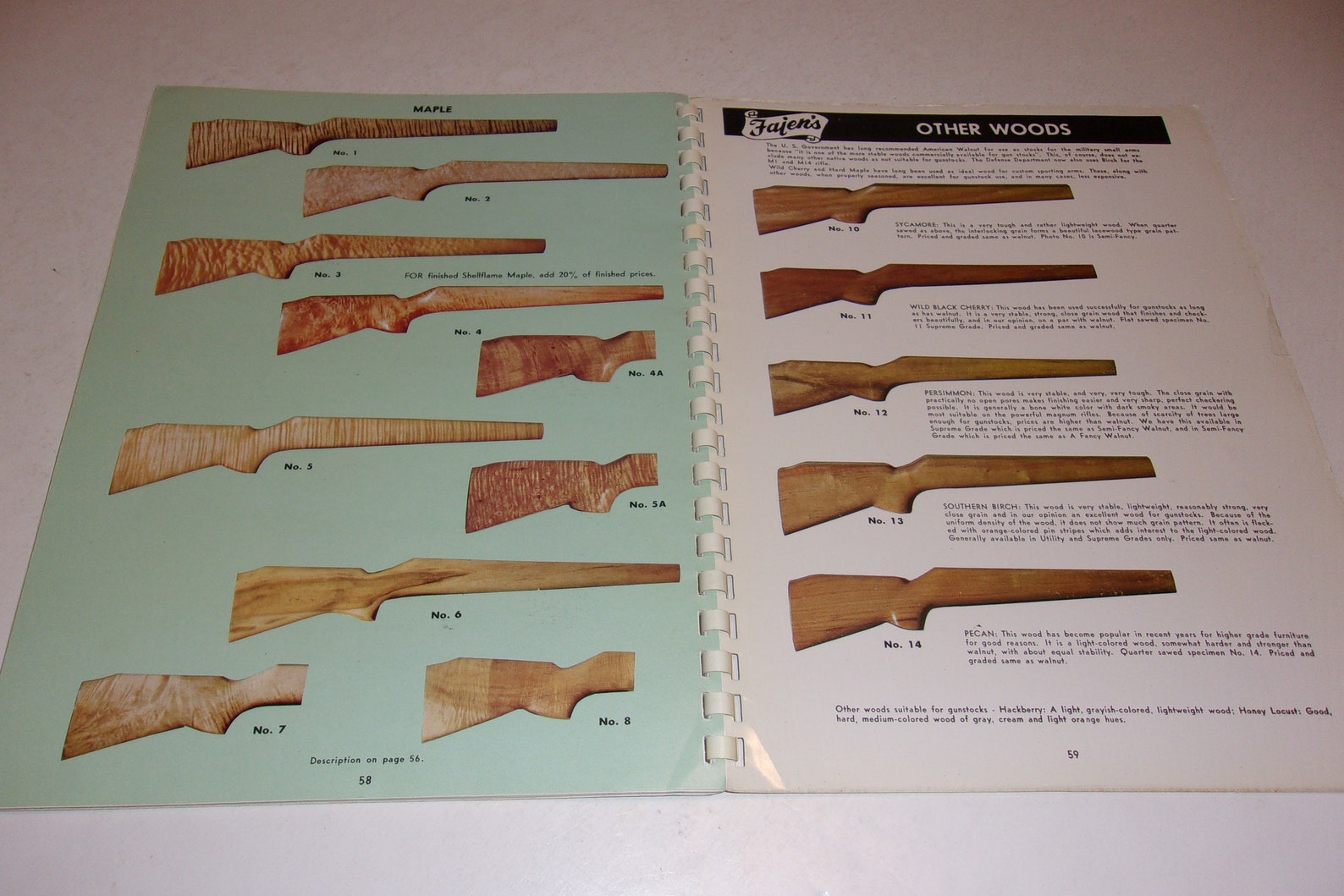 Fajen's Quality Gunstocks of Modern Design Vintage Etsy Norway