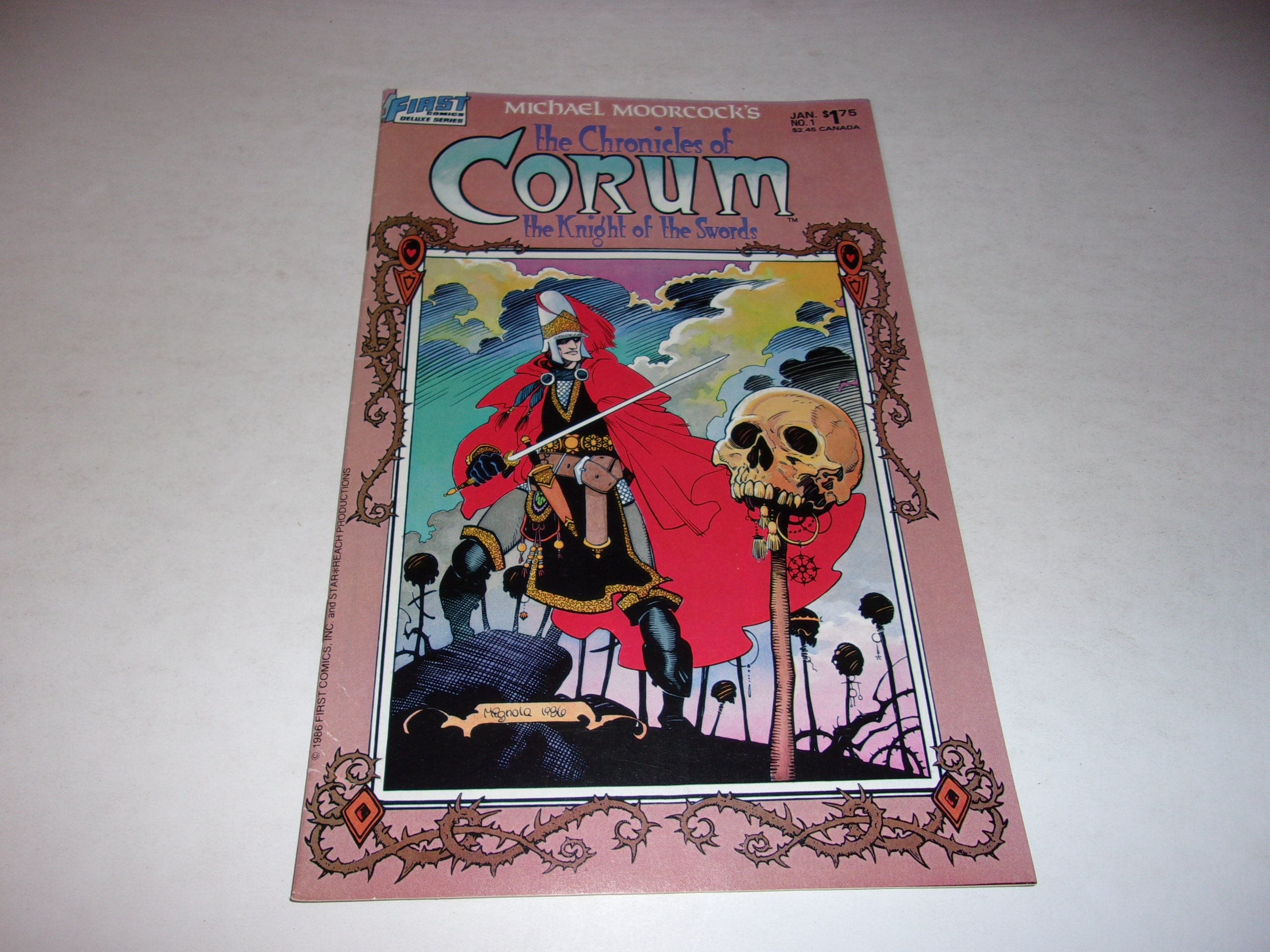 The Chronicles of Corum 1 Vintage 1987 First Comics Art
