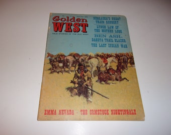 Vintage Golden West Magazine - January 1965, True Western Stories, Cowboys, Gunfighters, Western Lore