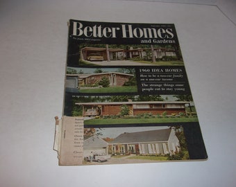 Vintage Better Homes and Gardens Magazines September 1960 - Retro,Scrapbooking,Vintage Ads