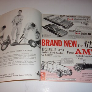 Vintage November 1961 Car Craft Magazine Big Go Kart Section, Vintage Ads, Collectible image 2