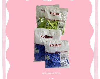 Kalisan-ballonnen standaardkleuren