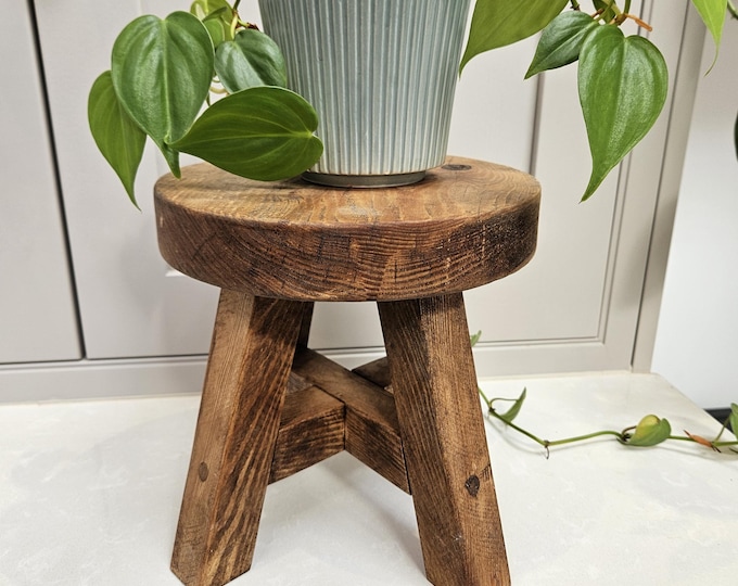 BRAND NEW stool range. A beautiful rustic handmade mini stool