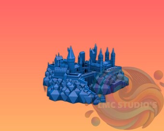Château de Poudlard imprimable en 3D | Miniature enchanteresse pour les fans et les collectionneurs