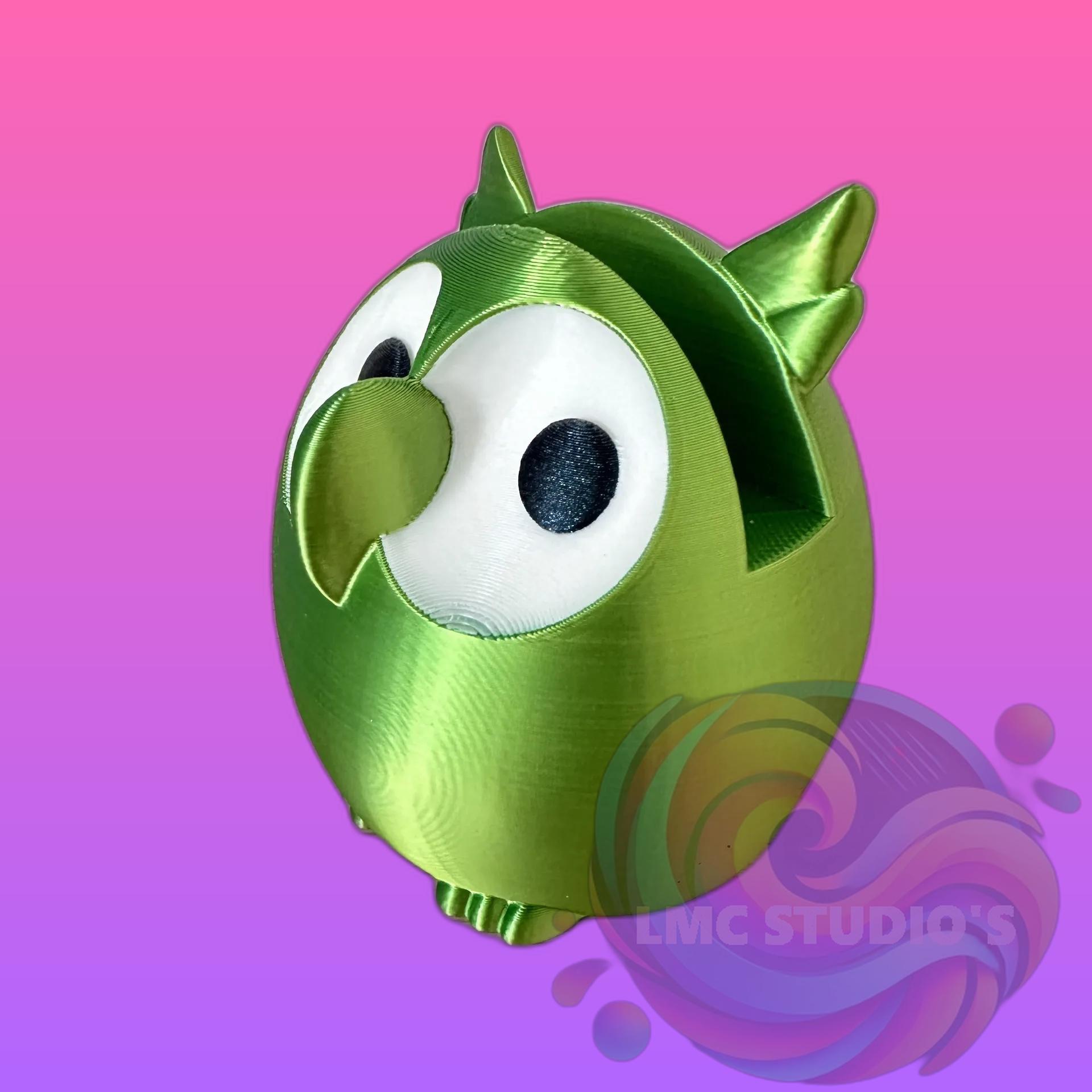 Whimsical Owl Glasses Holder in 3MF and STL | Adorable & Practical Model for Your Eyewear