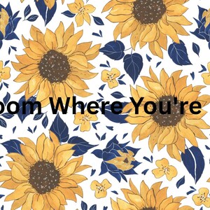 Bloom Where You're Planted Desktop Wallpaper, Aesthetic Motivational Quote Background, Digital Download for Laptop and Computer Screen