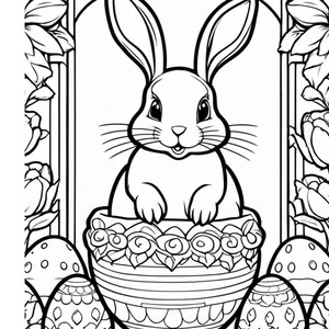 Dies ist eine Osterkarte für Kinder, die digital heruntergeladen und zu Hause gedruckt werden kann. Es ist eine lustige Malkarte und ein lustiges Projekt für Kinder.