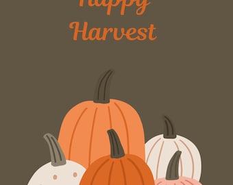 Pumpkin and Leaf Fall Print Set – Rustic Autumn Decor (Digital Download)