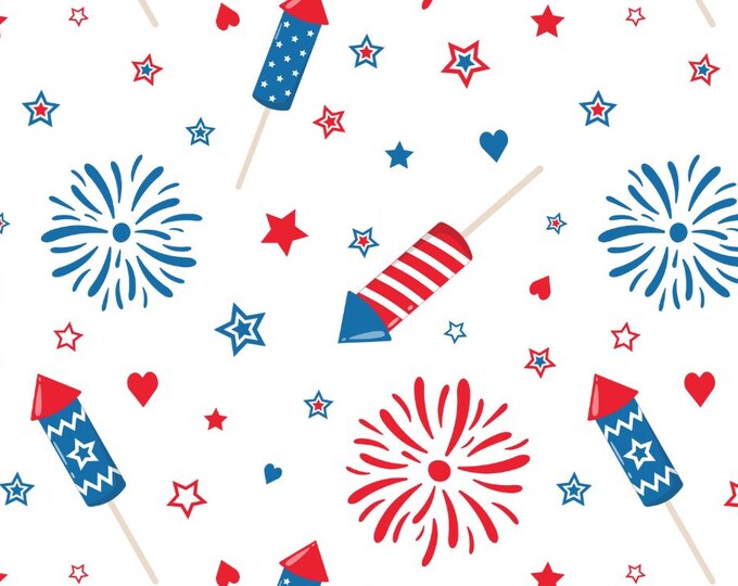 Red, White, and Blue 4th of July Cards, Patriotic Independence Day Greeting Cards, Printable July 4th Cards, USA Holiday Stationery