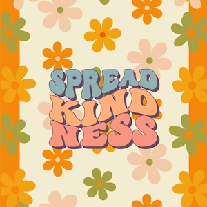 Cadeau groovy, lot de 5 cartes de voeux esthétiques hippie, intérieur vierge, ambiance bohème, papeterie rétro, cartes de correspondance Peace and Love, art fantaisiste