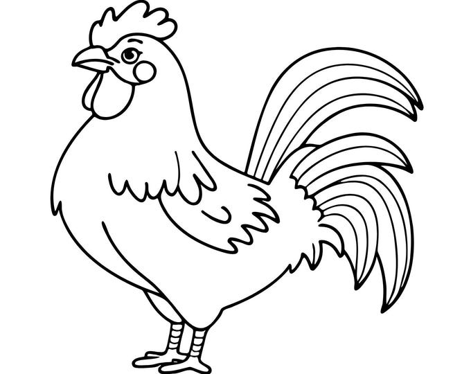 Barn Animal Coloring Pages | Farm Animals Printable | Rooster, Cow, Pig, Sheep, Goat, Horse, Duck, Goose, Cat | Kids Activity PDF