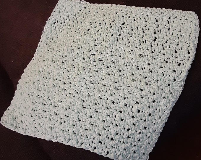 Handmade Crochet dishcloth, 100% Cotton yarn, Handmade Cotton Dish Rag for Kitchen, Eco-friendly kitchen washcloth, washable and reusable