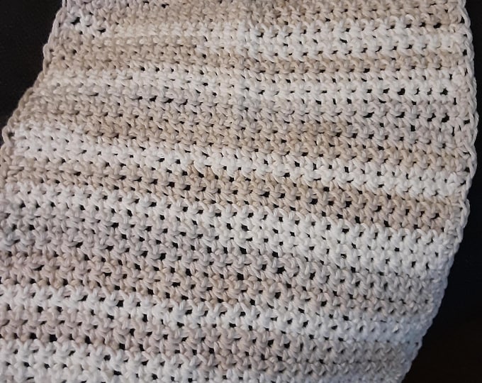 Eco-friendly kitchen washcloth, 100% cotton yarn, handmade crochet dishcloth, washable and reusable, handmade cotton dish rag for kitchen