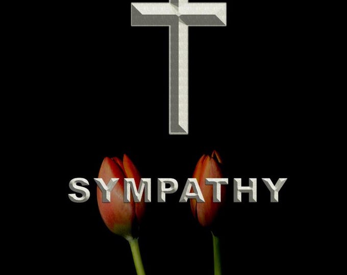 Sympathy Card for Loss of Husband, Peace Candle, Dove and Cross, Christian Condolence Card, Heartfelt Comfort, Grief Support