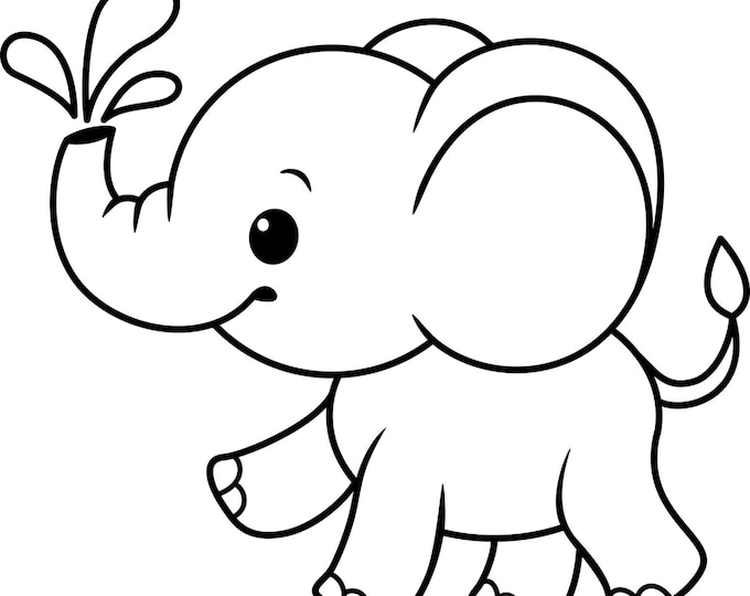 Kids animal coloring pages set of 10, printable cute animal sheets for children, digital download activity pack, cute animal pictures, color