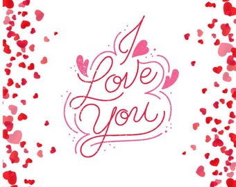 Always With You Valentine's Day Card, Romantic Love Note (Instant Download