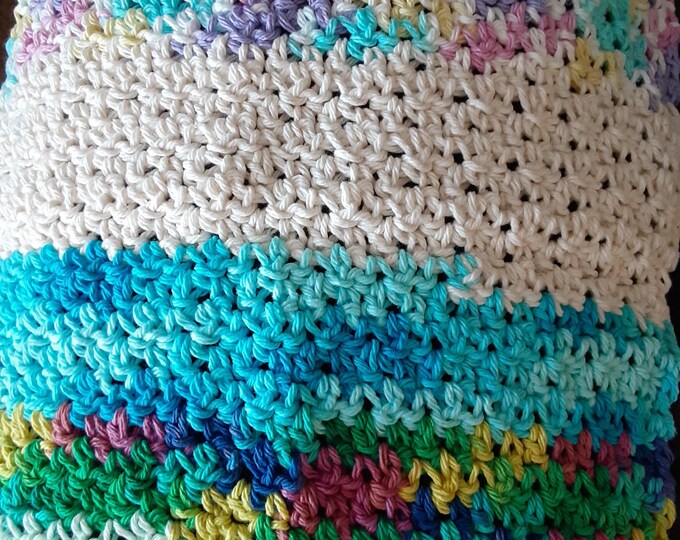 Handmade Kitchen Cleaning Cloth, Soft and durable, 100% Cotton Hand Crocheted Dishcloth, Eco-Friendly Reusable Washcloth