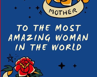 Most amazing Mom Mothers Day Card, Thoughtful Mother's Day card, Loving Mother's Day card,  Mother's Day card for an amazing Mom,