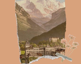 24 x 36 Mountain Wall Art Print, Inspirational Definition Poster, Large Nature Landscape Home Decor, Adventure and Wanderlust Gift