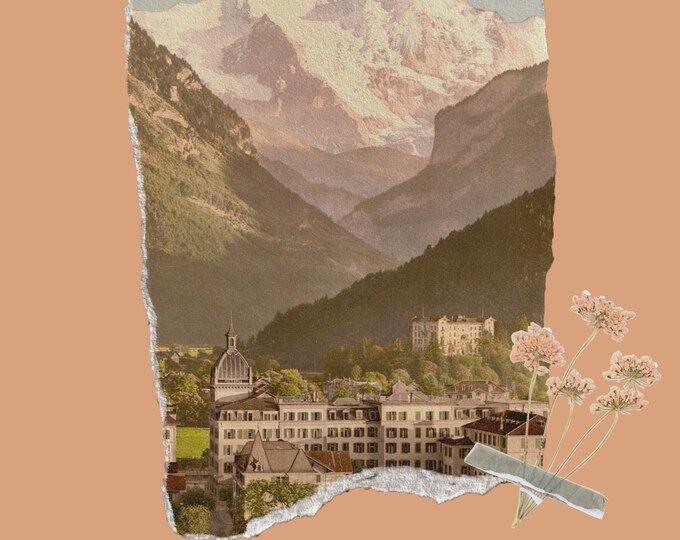 24 x 36 Mountain Wall Art Print, Inspirational Definition Poster, Large Nature Landscape Home Decor, Adventure and Wanderlust Gift