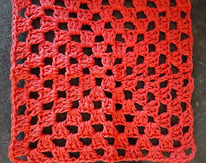 Handmade Kitchen Cleaning Cloth, Soft and durable, Eco-friendly Reusable Washcloth, 100% Cotton Hand Crocheted Dishcloth, Washable cloth
