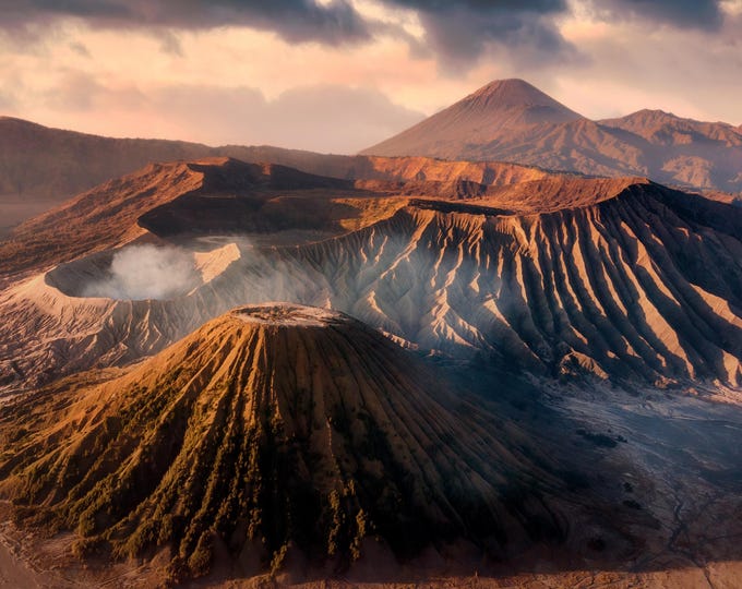 Vibrant Mountain Range Prints, Majestic Landscape Wall Art, Colorful Nature Posters