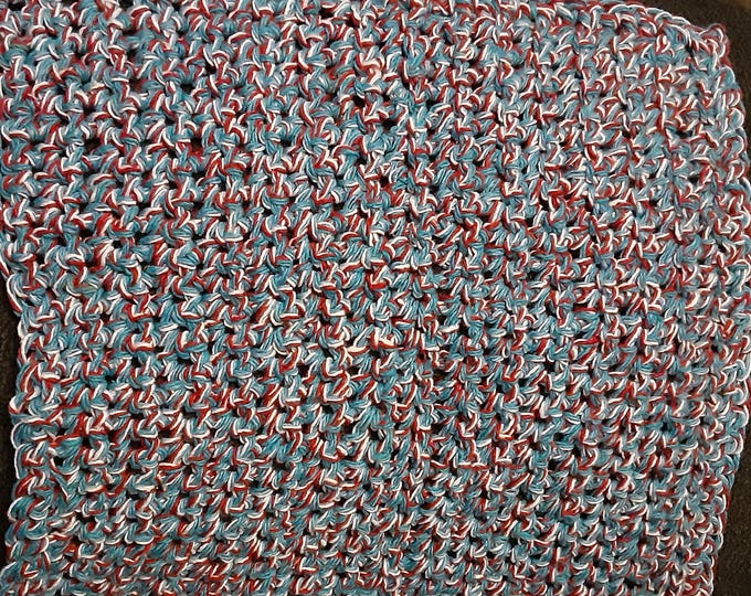 100% Cotton Crochet dishcloth, Eco-friendly, handmade cotton dishcloth, soft and durable, absorbent, machine washable, sustainable
