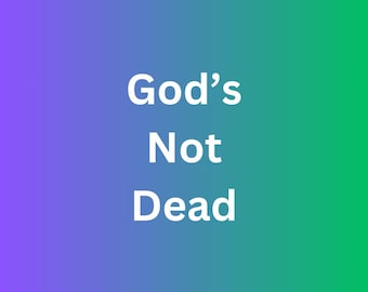 Christian Phone Wallpaper: God's Not Dead, Jesus Loves You (Digital Download)