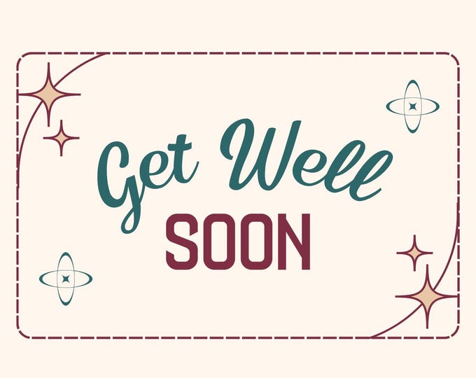 Get Well Card with EKG and Heart, Encouragement and Healing Wishes, Uplifting Card for Recovery, Surgery, or Illness Support, Prayers