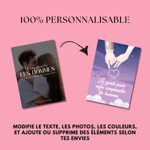 Ebook Comprendre les Hommes + Bonus Canva PLR | Guide Relation Amoureuse | Licence Revente Incluse