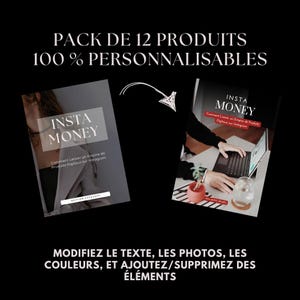 Bundle marketing digital, 12 produits digitaux avec droits de revente PLR MRR, guide français, ebook faceless, produit digital à revendre
