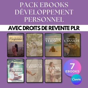 7-bändiges E-Book-Paket zur Persönlichkeitsentwicklung + Bonus – Manifestation, Selbstliebe, Dankbarkeit, Angstbewältigung – PLR-Weiterverkaufsrechte inklusive