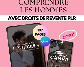 Ebook Understanding Men + Bonus Canva PLR | Romantic Relationship Guide | Resale License Included