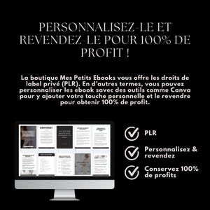 Bundle marketing digital, 12 produits digitaux avec droits de revente PLR MRR, guide français, ebook faceless, produit digital à revendre