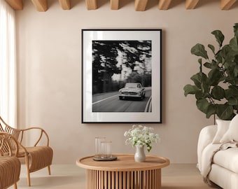 Vintage Mercedes Druck - Fine Art Ästhetisches Auto Foto