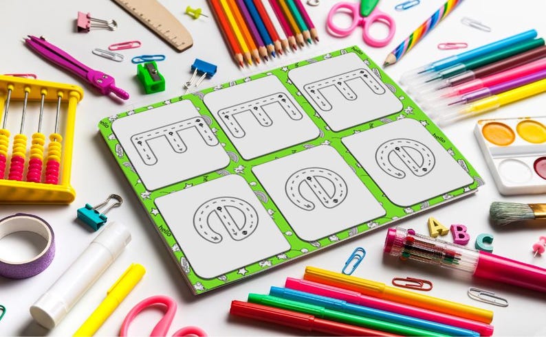 Printable Baby First ABC Book | Alphabet Tracing &amp; Coloring Activity ...