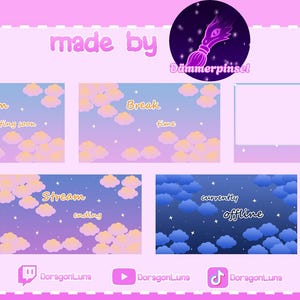 Wolken Stream Overlay 1 DoragonLuna