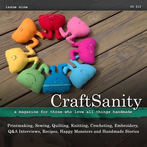 SALE CraftSanity Magazine Issue 9 Print Edition image 1