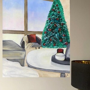 Neutral Oil Painting: Abstract Gold Large Wall Art (50x60)