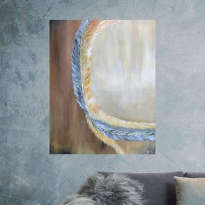Neutral Art, Large wall art, oil painting, gold abstract