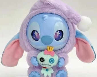 Peluche Stitch Porte-Clés – Avec Vêtements Aléatoires – Poupée Douce – Cadeau Pour Enfants Et Adultes