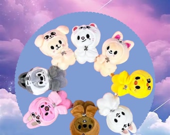 SKZOO plush toys with a removable robe , Stray kids fans accessories, SKZOO Birthday Gift