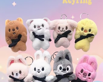 New Stray Kids Plush Keychain SKZOO Pilot Doll Magnet Week