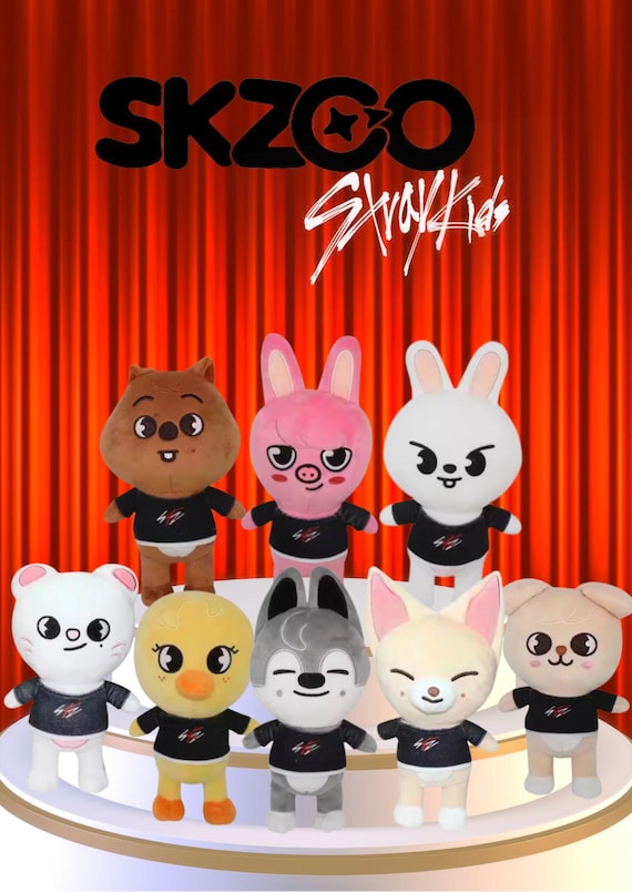 Stray Kids SKZOO Plushies, Stray Kids Character Plushies - Etsy
