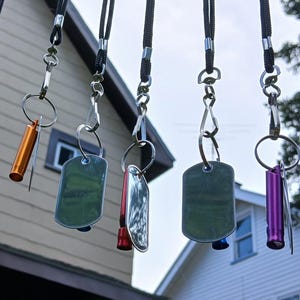 Worldwide Essentials 1 #BYFA #BellMirrorWhistle swinging on 304 steel ball bead chain