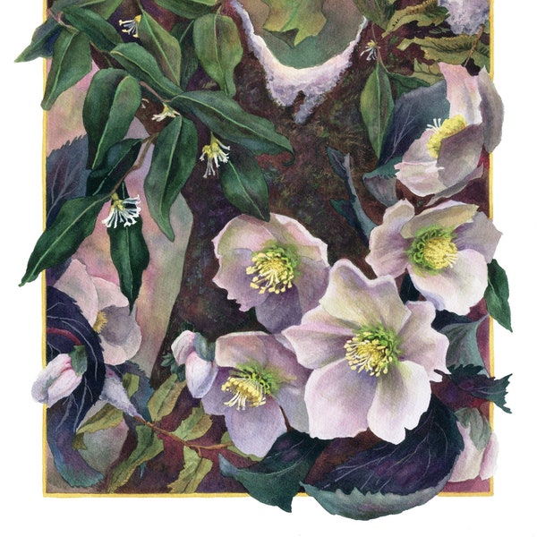 Fine Art Print of Original Watercolor Painting - Snowmelt