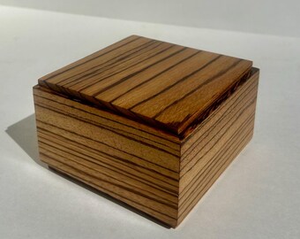 Zebra Wood box