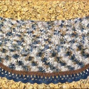 Starlight Crochet Crescent Shawl Pattern image 5