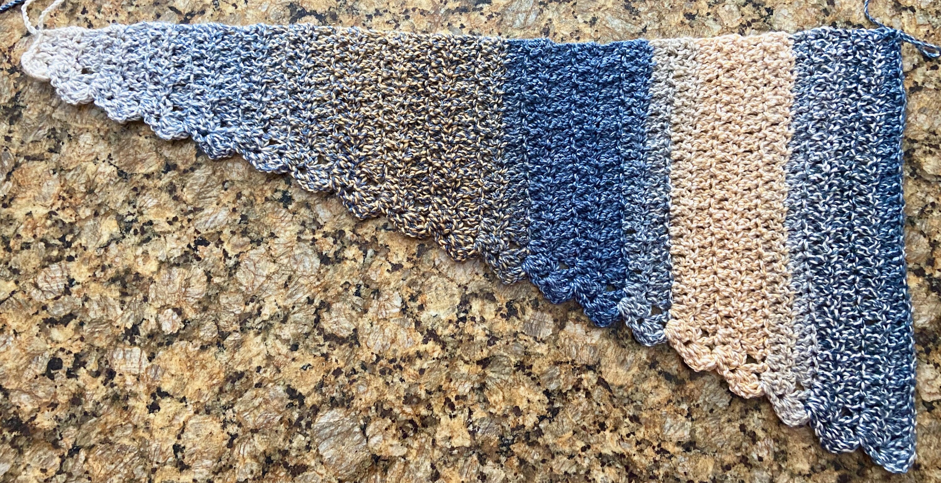 Dew Rag Crochet Pattern Dew Drop Baktus Crochet Scarf ~ Kerchief-style Wrap or Shawlette! - Etsy